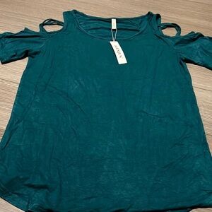 Cold shoulder tee shirt